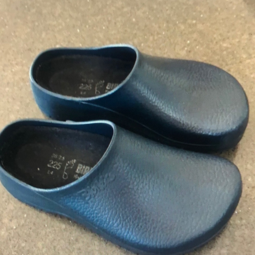 Birkenstock profi Birki navy clogs